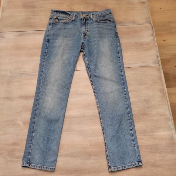 Levi's 511 Blue Jeans Denim Men's Size 34X30 Medium Wash - Picture 1 of 6